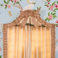 Mirrors<Mrs. Alice Celine Bow Rattan Mirror
