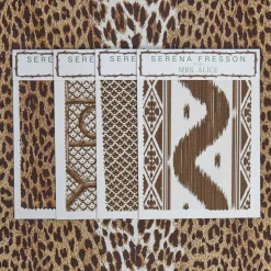 Serena Fresson Fabrics<Mrs. Alice Chestnut Brown Leopard Fabric