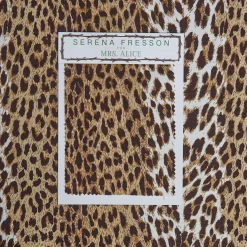 Serena Fresson Fabrics<Mrs. Alice Chestnut Brown Leopard Fabric