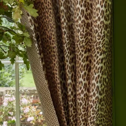 Serena Fresson Fabrics<Mrs. Alice Chestnut Brown Leopard Fabric