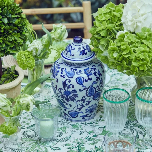 Christmas Decorations | For The Newlywed<Mrs. Alice Chinoiserie Ginger Jar (Medium)