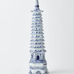 Year-round Decorations | Spring Decorations<Mrs. Alice Chinoiserie Porcelain Pagoda
