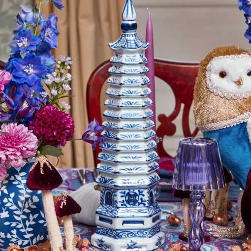 Year-round Decorations | Spring Decorations<Mrs. Alice Chinoiserie Porcelain Pagoda