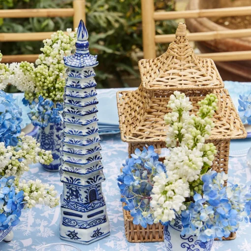 Year-round Decorations | Spring Decorations<Mrs. Alice Chinoiserie Porcelain Pagoda