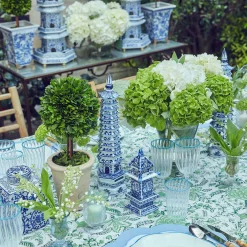 Year-round Decorations | Spring Decorations<Mrs. Alice Chinoiserie Porcelain Pagoda