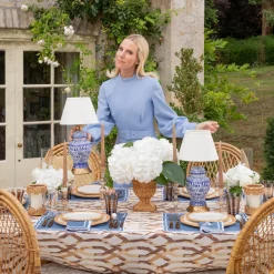 Rechargeable Table Lamps | Lamp Stands<Mrs. Alice Chinoiserie Rechargeable Lamp