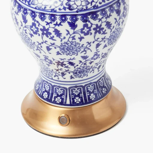 Rechargeable Table Lamps | Lamp Stands<Mrs. Alice Chinoiserie Rechargeable Lamp
