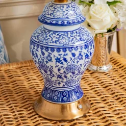 Rechargeable Table Lamps | Lamp Stands<Mrs. Alice Chinoiserie Rechargeable Lamp