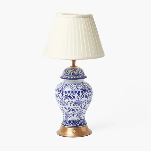 Rechargeable Table Lamps | Lamp Stands<Mrs. Alice Chinoiserie Rechargeable Lamp