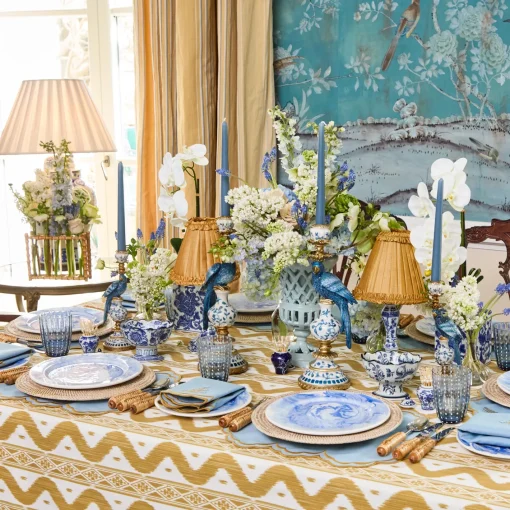 Summer Crockery | For Him<Mrs. Alice Chinoiserie Scalloped Nibble Bowls (Pair)