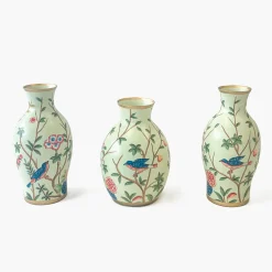 Vases | Vases & Planters<Mrs. Alice Chinoiserie Tole Bud Vases (Set of 3)