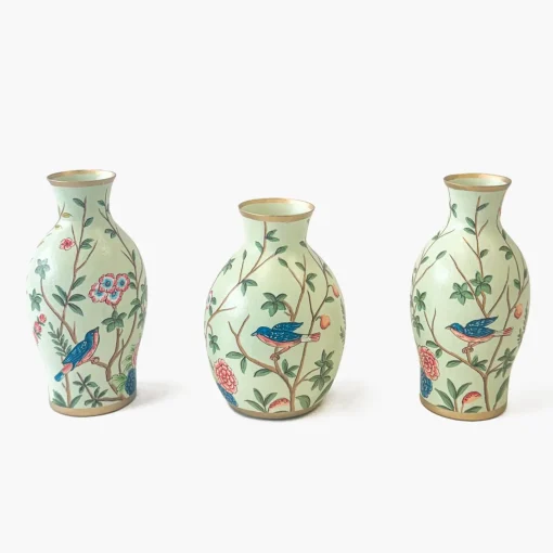 Vases | Vases & Planters<Mrs. Alice Chinoiserie Tole Bud Vases (Set of 3)