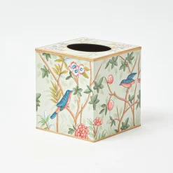 For Her | For The Homemaker<Mrs. Alice Chinoiserie Tole Tissue Box