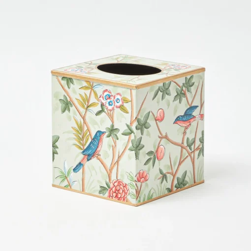For Her | For The Homemaker<Mrs. Alice Chinoiserie Tole Tissue Box