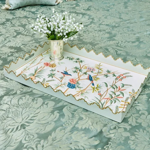 Trays | For Her<Mrs. Alice Chinoiserie Tole Tray