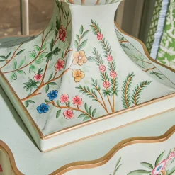 Vases | Vases & Planters<Mrs. Alice Chinoiserie Tole Urn & Pedestal