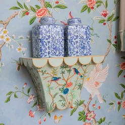 For Her | For The Homemaker<Mrs. Alice Chinoiserie Tole Wall Sconce