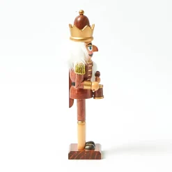 Christmas Decorations<Mrs. Alice Chocolate Brown & Gold Nutcracker (Pair)