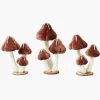 Autumn Decorations<Mrs. Alice Chocolate Glitter Velvet Mushroom Family