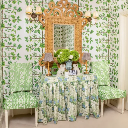 Lampshades<Mrs. Alice Chocolate Lotus Deep Scalloped Lampshade (18cm)