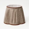 Lampshades<Mrs. Alice Chocolate Lotus Lampshade (30cm)
