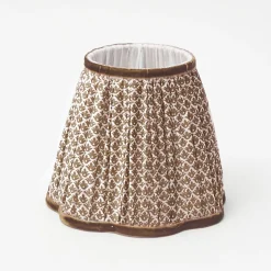Lampshades<Mrs. Alice Chocolate Lotus Lampshade (18cm)