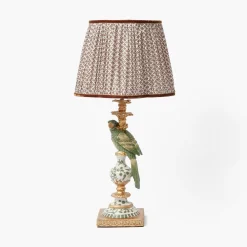 Lampshades<Mrs. Alice Chocolate Lotus Lampshade (30cm)