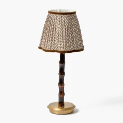 Lampshades<Mrs. Alice Chocolate Lotus Lampshade (18cm)