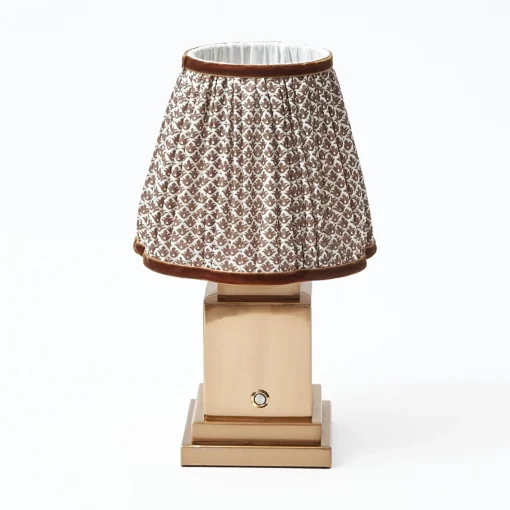 Lampshades<Mrs. Alice Chocolate Lotus Lampshade (18cm)