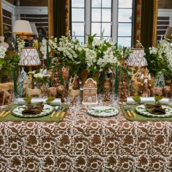Tablecloths | For The Chalet<Mrs. Alice Chocolate Pheasant Tablecloth
