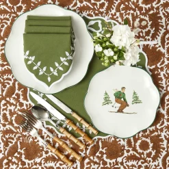 Tablecloths | For The Chalet<Mrs. Alice Chocolate Pheasant Tablecloth