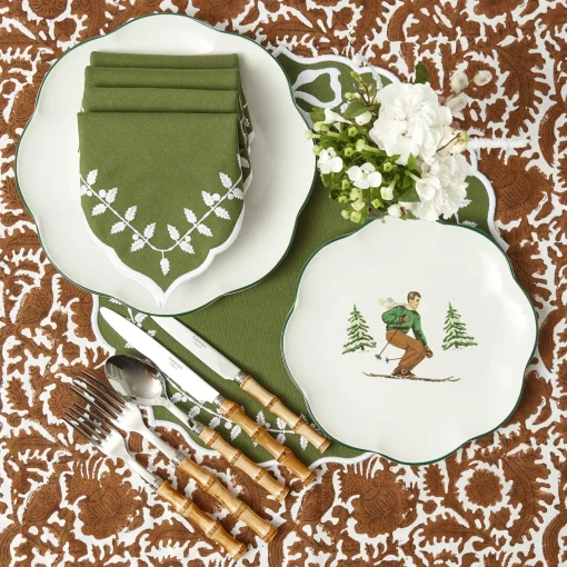 Tablecloths | For The Chalet<Mrs. Alice Chocolate Pheasant Tablecloth