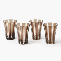Glasses<Mrs. Alice Chocolate Positano Glasses (Set of 4)