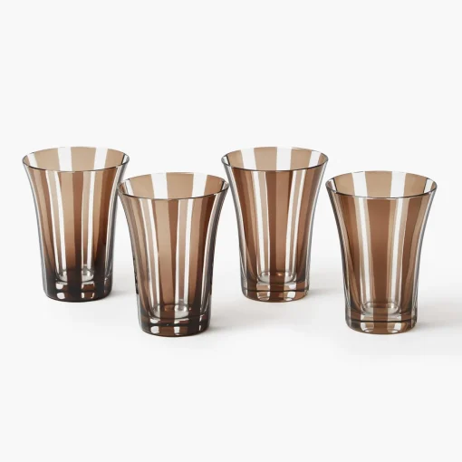 Glasses<Mrs. Alice Chocolate Positano Glasses (Set of 4)