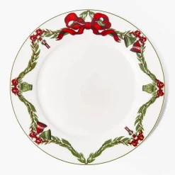 Dinner Plates<Mrs. Alice Christmas Garland Dinner Plate