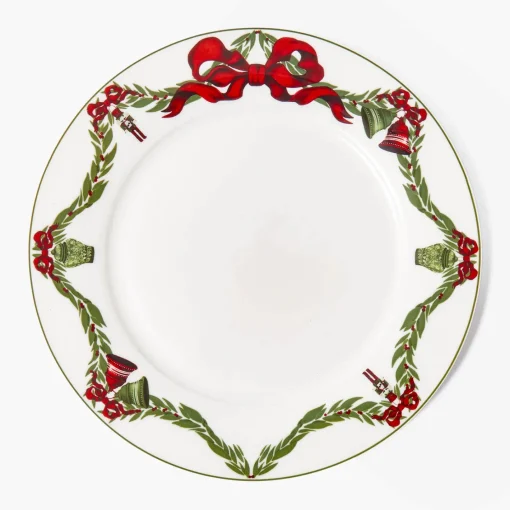Dinner Plates<Mrs. Alice Christmas Garland Dinner Plate