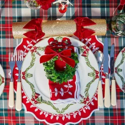 Dinner Plates<Mrs. Alice Christmas Garland Dinner Plate