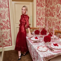 Tablecloths<Mrs. Alice Claudette Toile Tablecloth