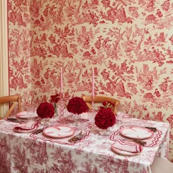 Tablecloths<Mrs. Alice Claudette Toile Tablecloth