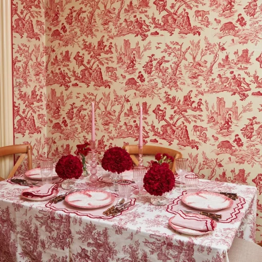 Tablecloths<Mrs. Alice Claudette Toile Tablecloth
