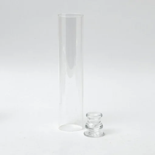 Summer Glassware | Summer Candleware<Mrs. Alice Claudia Glass Hurricane Candle Holder (Pair)