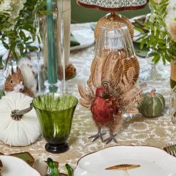 Summer Glassware | Summer Candleware<Mrs. Alice Claudia Glass Hurricane Candle Holder (Pair)