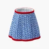 Lampshades<Mrs. Alice Cobalt & Red Lotus Lampshade (18cm)