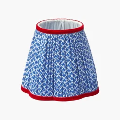 Lampshades<Mrs. Alice Cobalt & Red Lotus Lampshade (18cm)