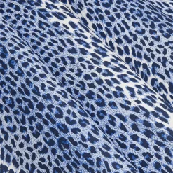 Serena Fresson Fabrics<Mrs. Alice Cobalt Blue Leopard Fabric