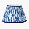 Lampshades<Mrs. Alice Cobalt Ikat Lampshade (22cm)