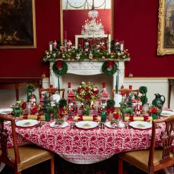 Tablecloths<Mrs. Alice Cranberry Pheasant Tablecloth