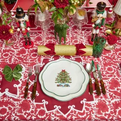 Tablecloths<Mrs. Alice Cranberry Pheasant Tablecloth