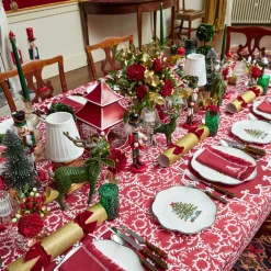 Tablecloths<Mrs. Alice Cranberry Pheasant Tablecloth