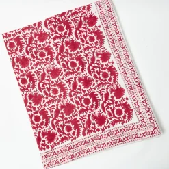 Tablecloths<Mrs. Alice Cranberry Pheasant Tablecloth